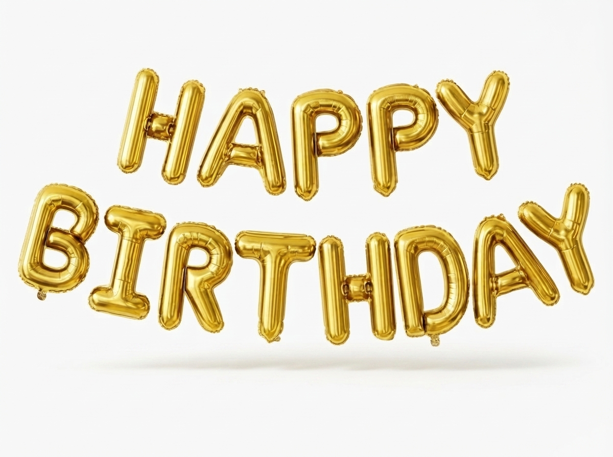 Happy Birthday Foil